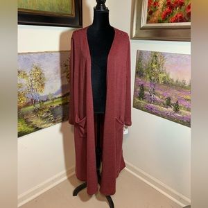 NWT LULAROE long cardigan SARAH size XL